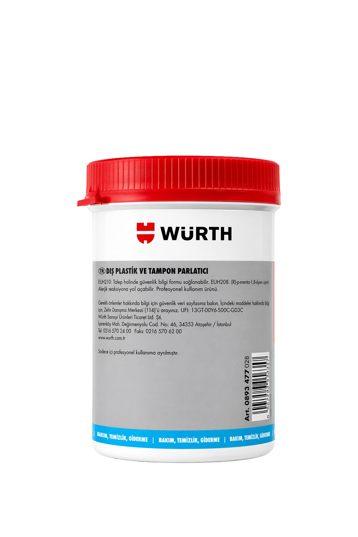 Würth Dış Plastik ve Tampon Parlatıcı 1000 ml