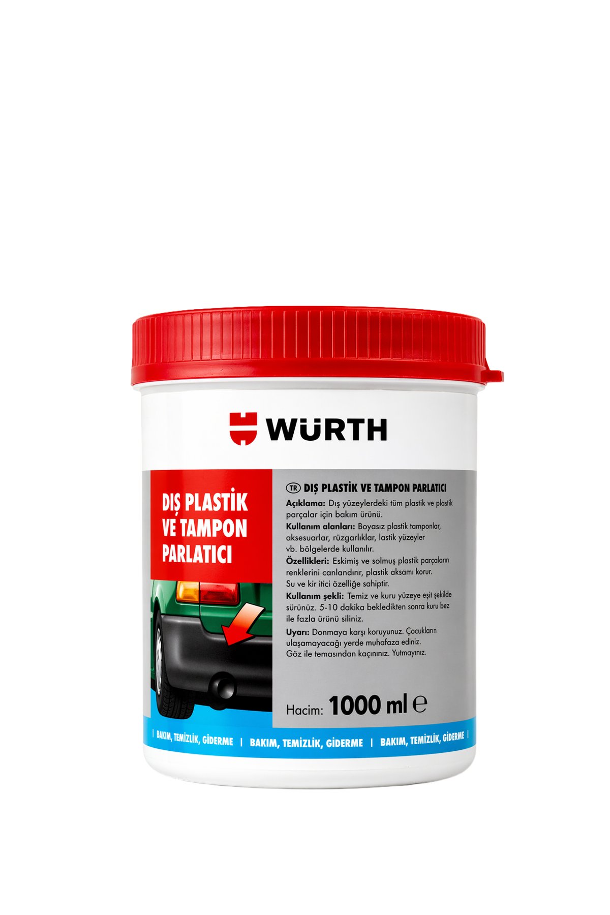 Würth Dış Plastik ve Tampon Parlatıcı 1000 ml