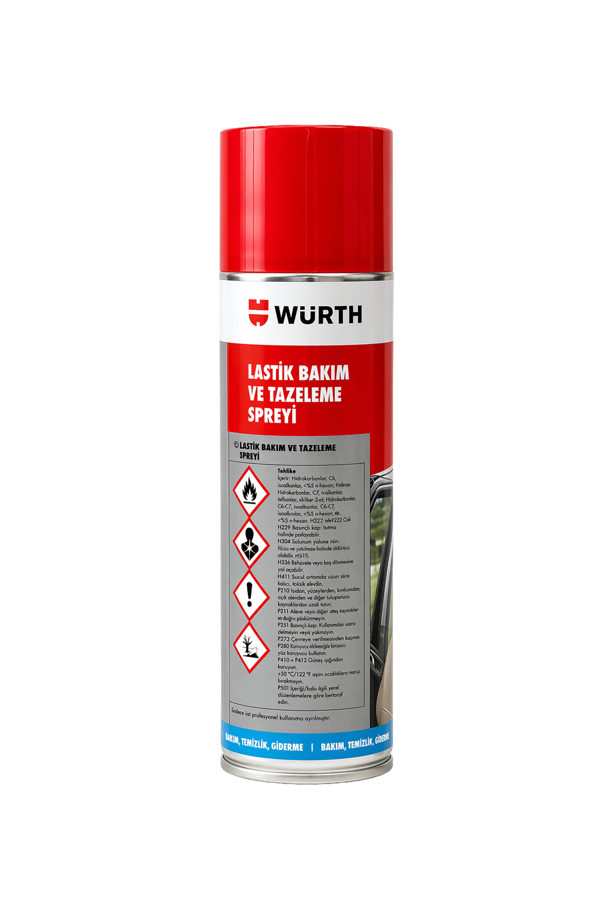 Würth Lastik Bakım ve Tazeleme Spreyi 300 ml