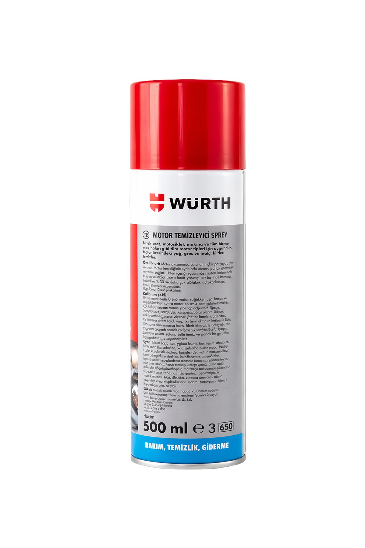 Würth Motor Temizleyici Sprey 500 ml