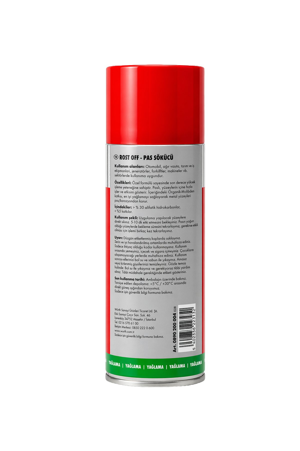 Würth Rost Off Pas Sökücü 400 ml