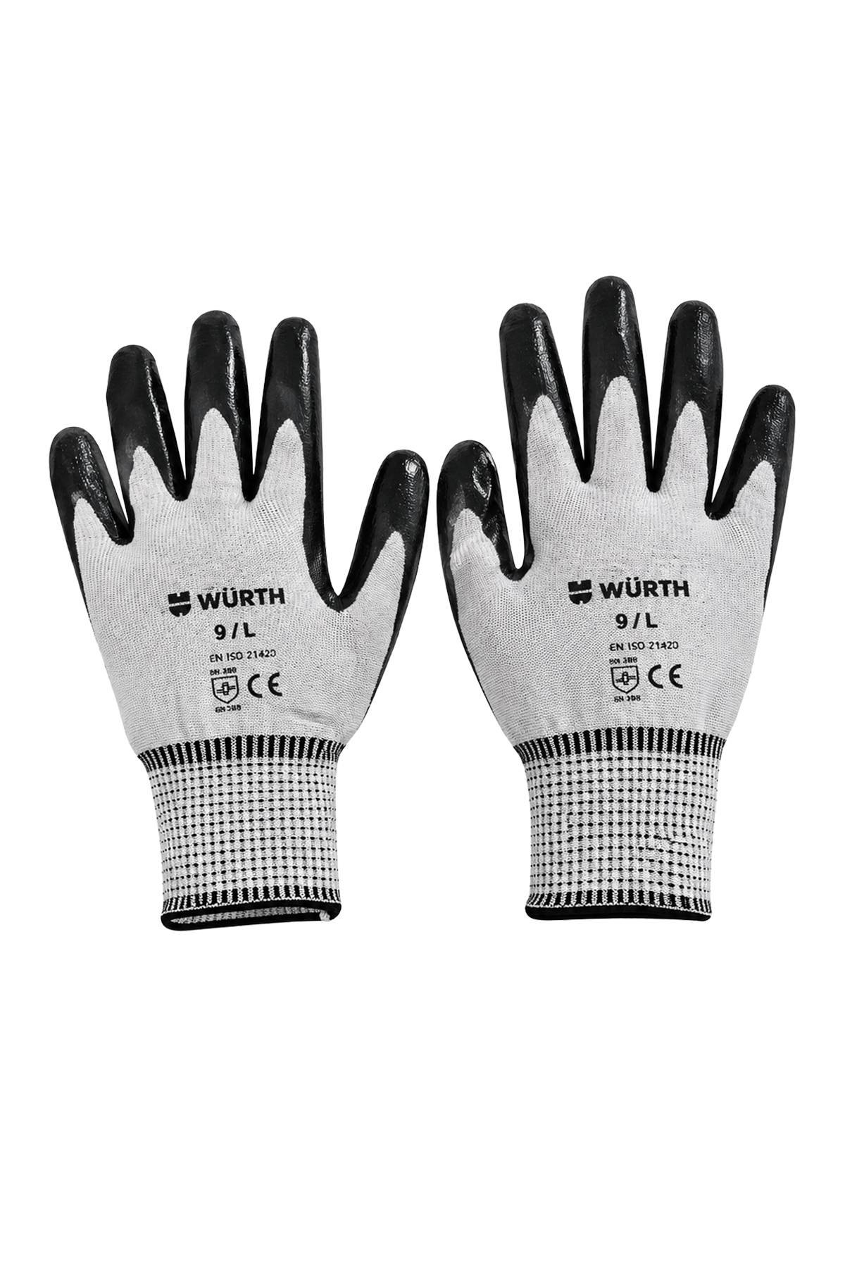 Würth TigerFlex Nitril Kaplı İş Eldiveni - 9/L Beden