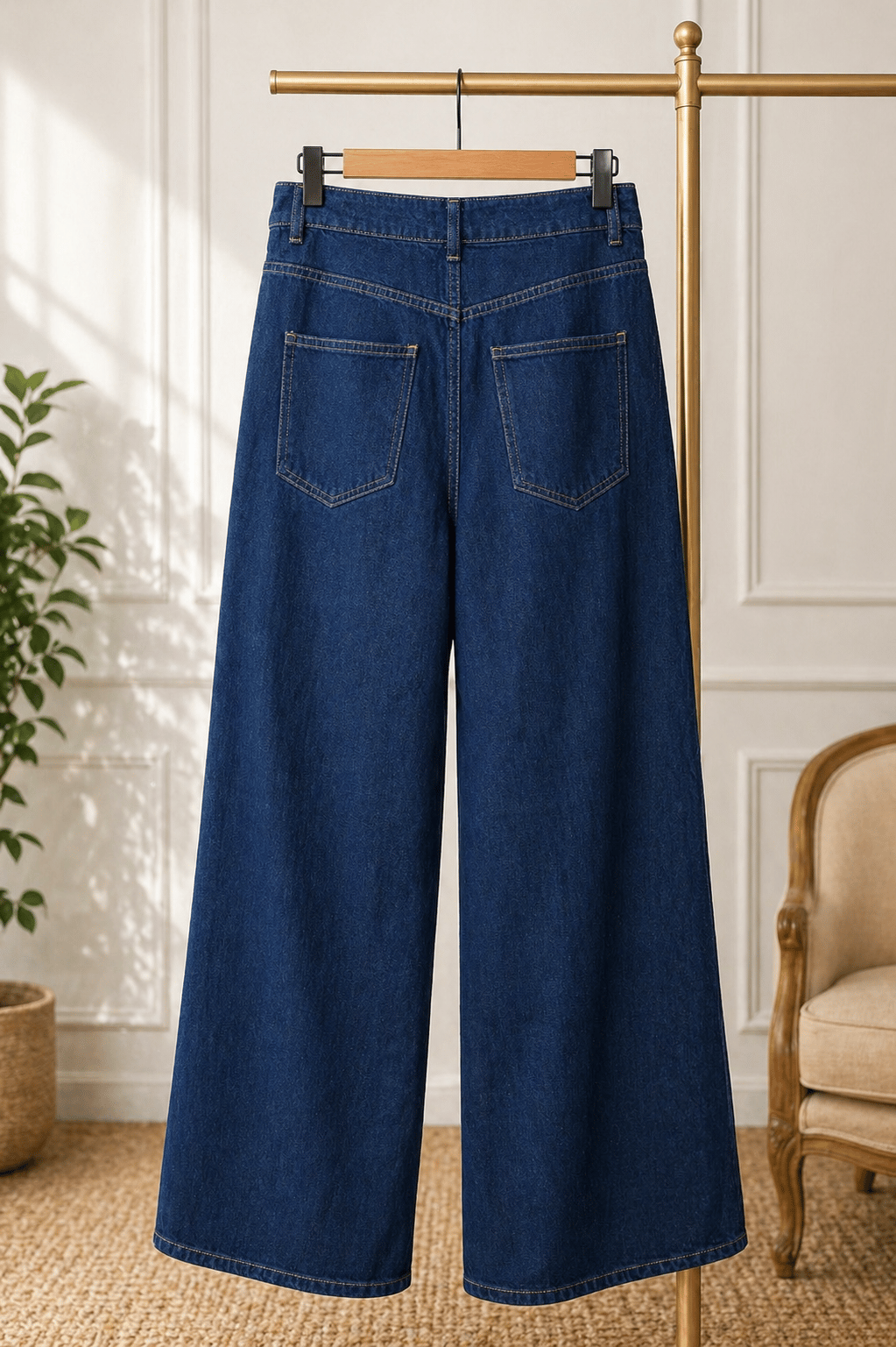 Çıtçıt Detaylı Kot Pantolon
