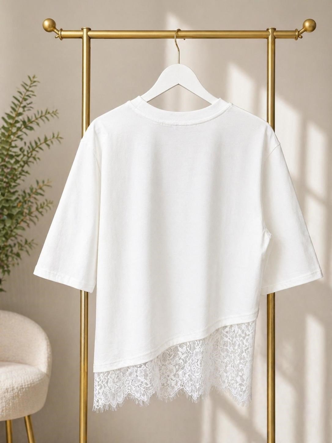 Tül Detaylı T-shirt