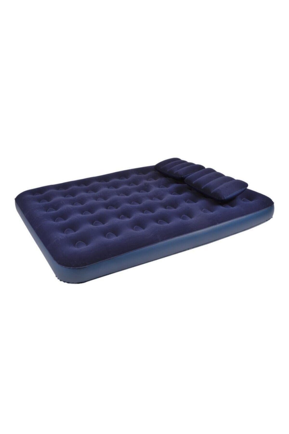 Avenli Queen 21470 Çift Kişilik Yastıklı Şişme Yatak+2 Yastık+El Pompası 203x152x22 cm