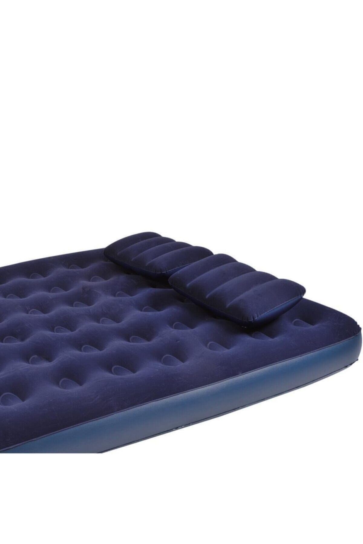 Avenli Queen 21470 Çift Kişilik Yastıklı Şişme Yatak+2 Yastık+El Pompası 203x152x22 cm