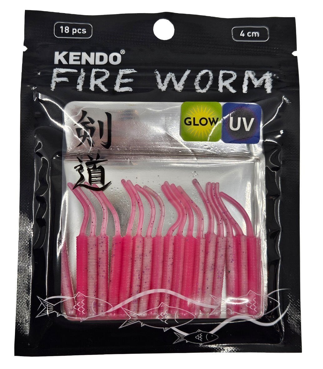 Kendo Fire Worm Lrf Silikonu 5cm 18 Adet
