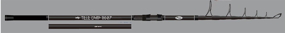 Kendo TeleCarp 3.60cm 3.5 lbs Olta Kamışı