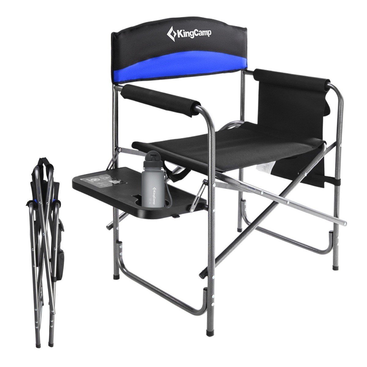 KingCamp Ash Comfort Katlanır Kamp Sandalyesi Blue
