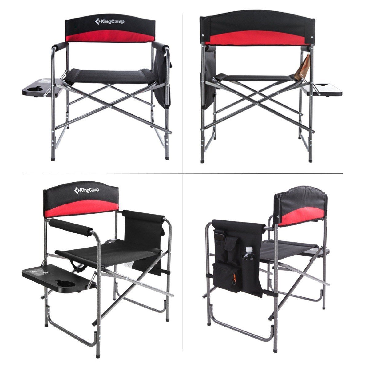 KingCamp Ash Comfort Katlanır Kamp Sandalyesi Red
