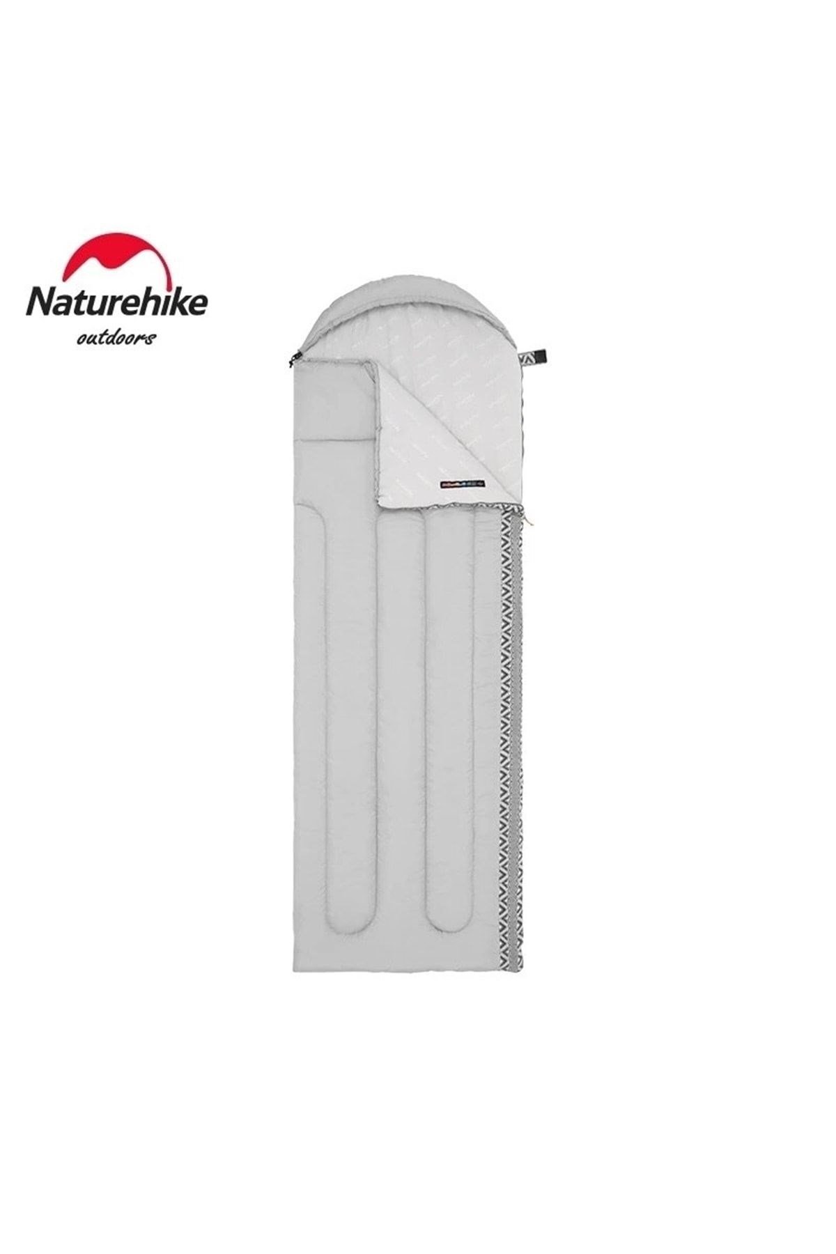 Naturehike L250 Zarf Tarzı Kapüşonlu Uyku Tulumu -10°C Gri-Left