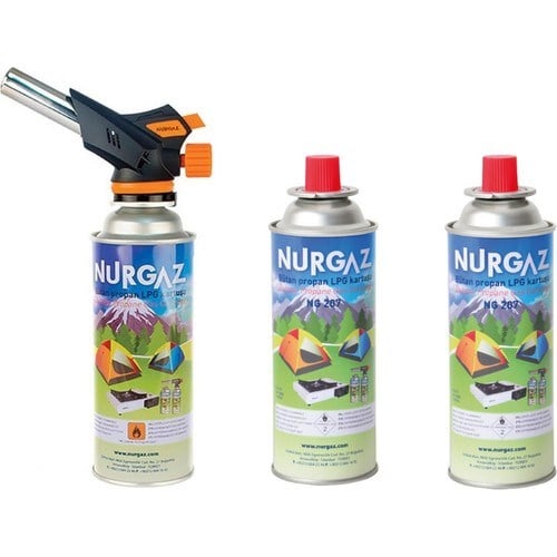NURGAZ FIRE BIRD TORCH + 2 KARTUS