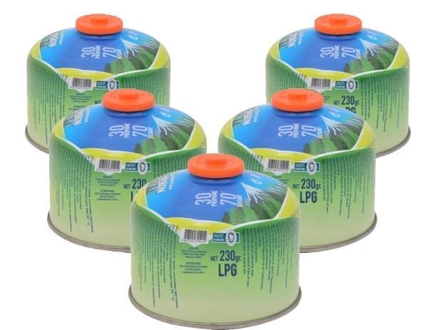 Nurgaz Kamp Ocağı Kartuşu 230 Gram 5'li Set