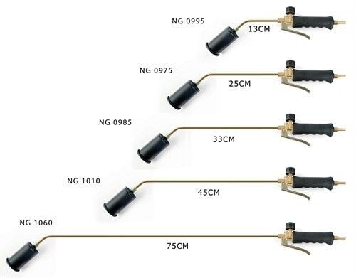 NURGAZ PROPAN TAV VE KAYNAK TAKIMI 57 MM METAL BAŞLIKLI TETİKLİ 33 CM BOYUN