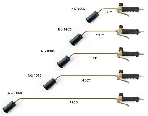 NURGAZ PROPAN TAV VE KAYNAK TAKIMI 57 MM METAL BAŞLIKLI TETİKLİ 75 CM BOYUN
