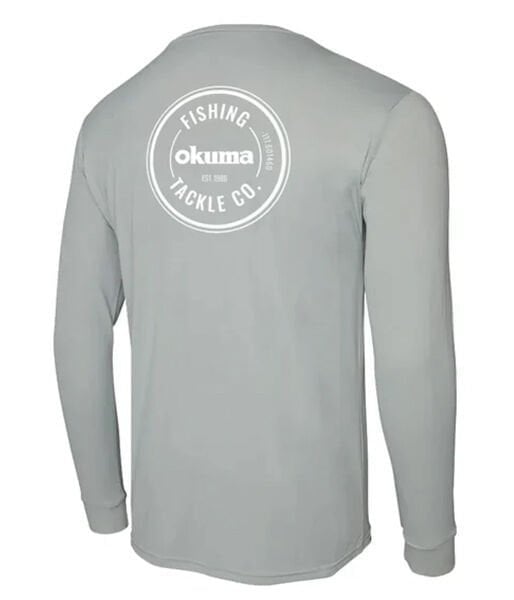 Okuma Aquatek Long Sleeve Sun Shirt Grey