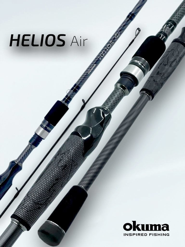Okuma Helios Air 2,89 cm 10-35 gr 2 Parça Spin Kamışı