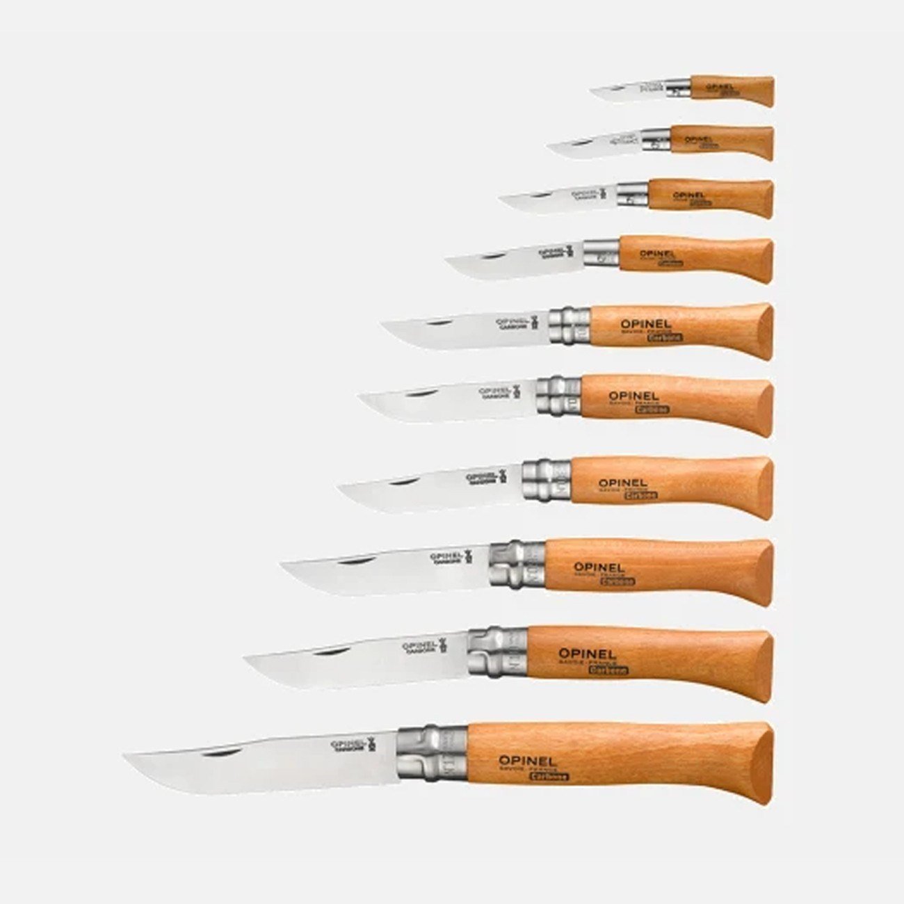 Opinel 10'lu Karbon Bıçağı Koleksiyonu