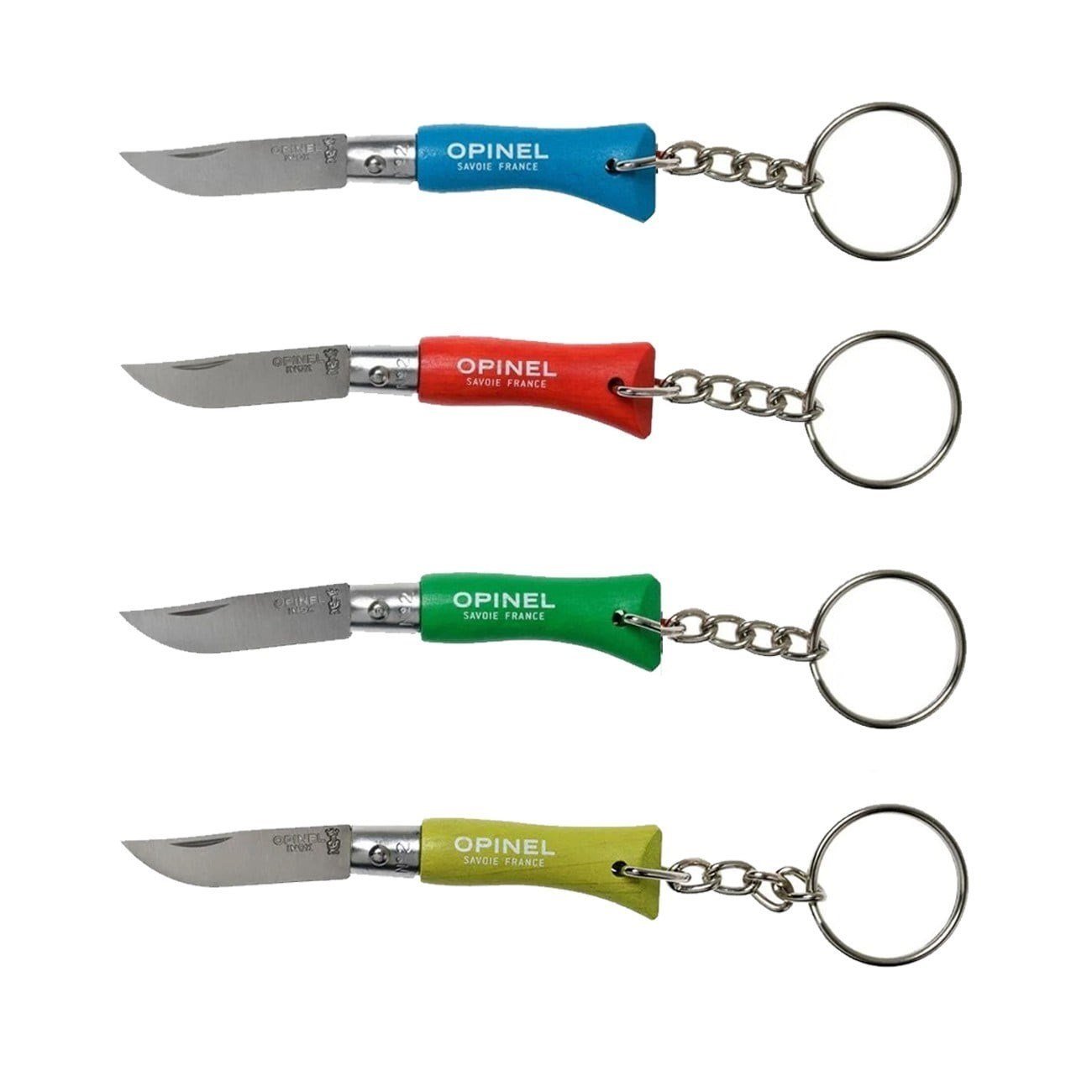 Opinel N°02 Gürgen Saplı Inox Anahtarlık Çakı Yeşil