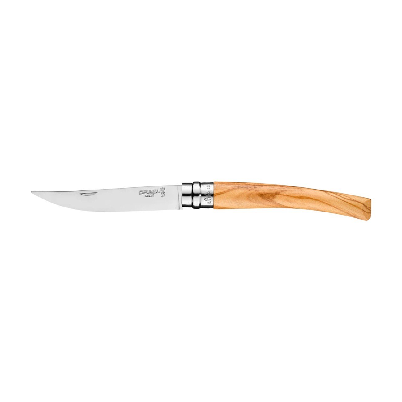 Opinel N°10 Effile Zeytin Saplı, İnce ve Keskin Çelik Çakı