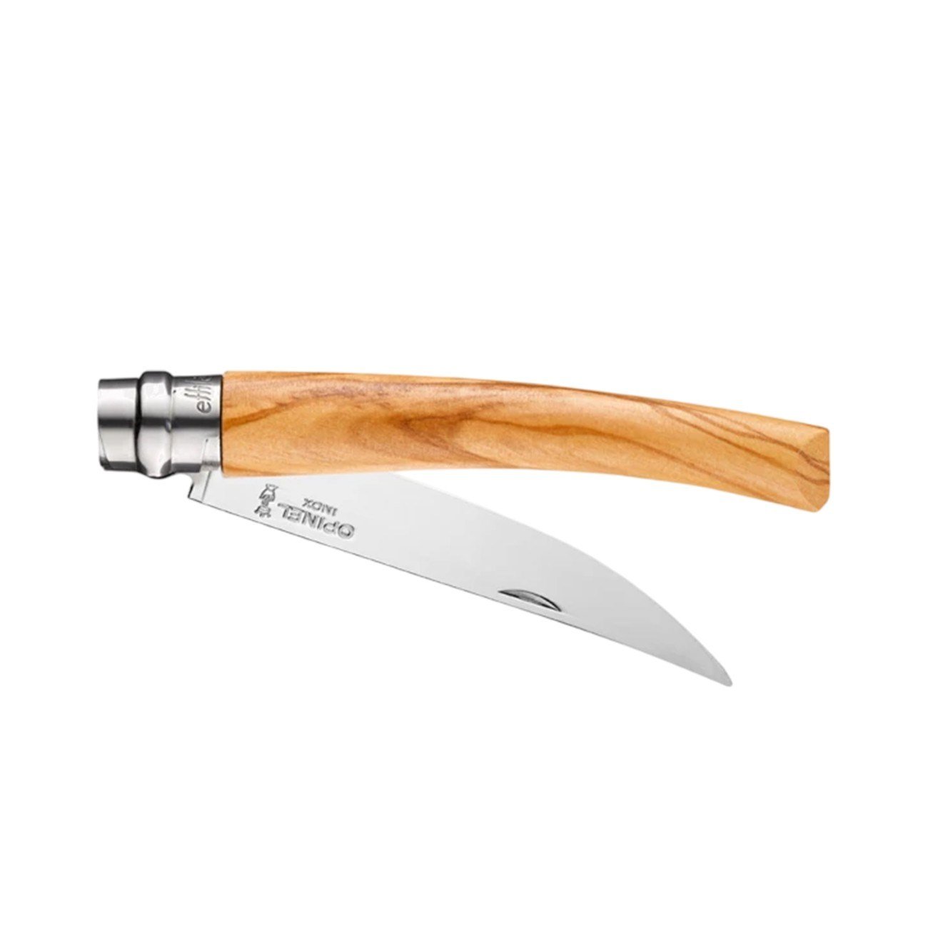 Opinel N°10 Effile Zeytin Saplı, İnce ve Keskin Çelik Çakı