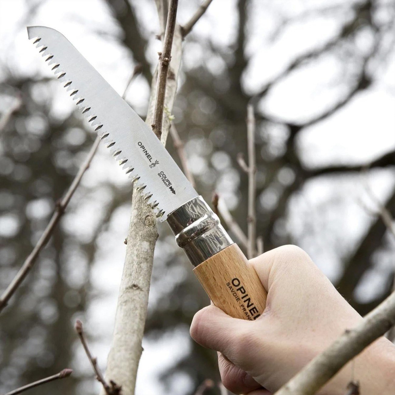 Opinel N°12 Ahşap Saplı Katlanır Çelik Testere
