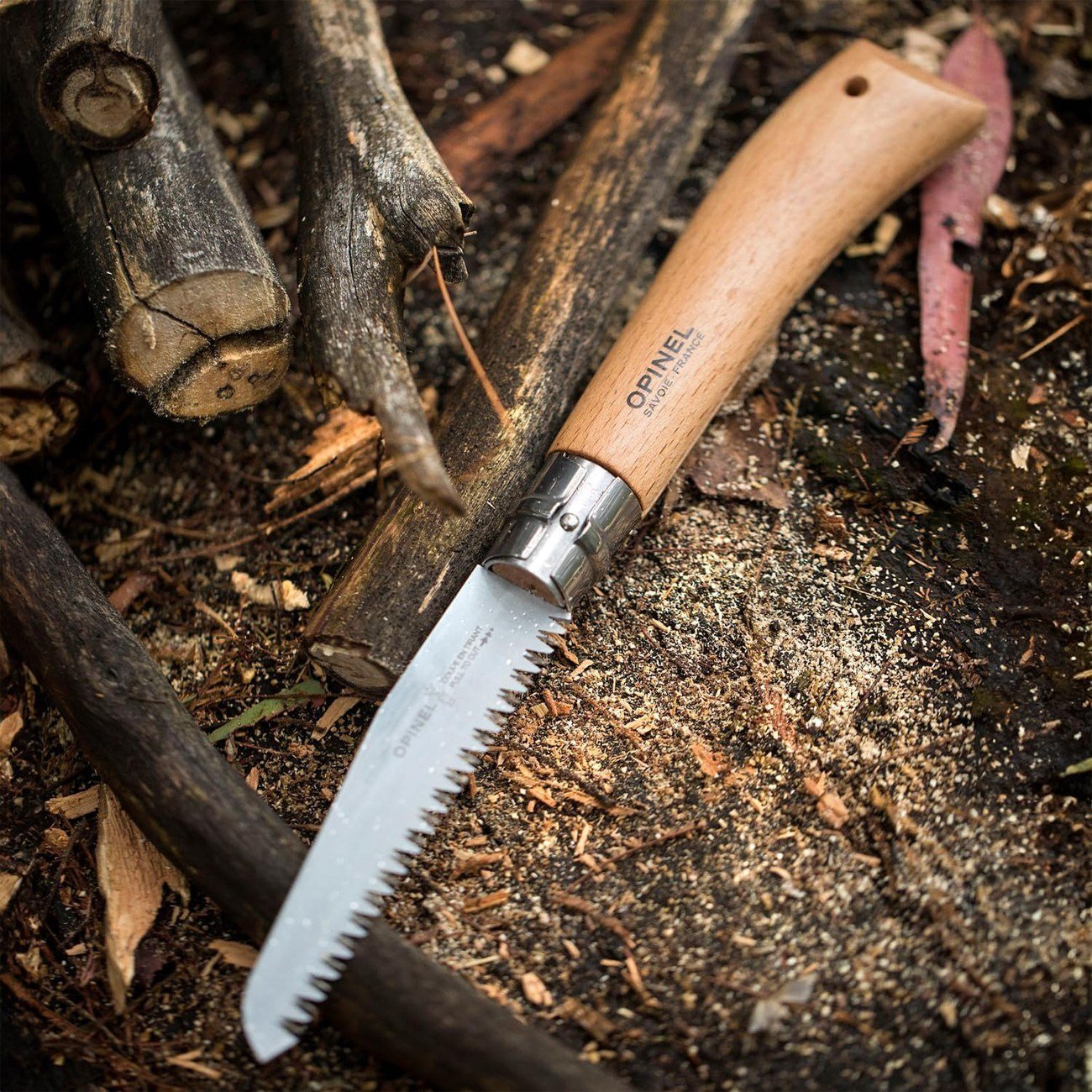 Opinel N°12 Ahşap Saplı Katlanır Çelik Testere