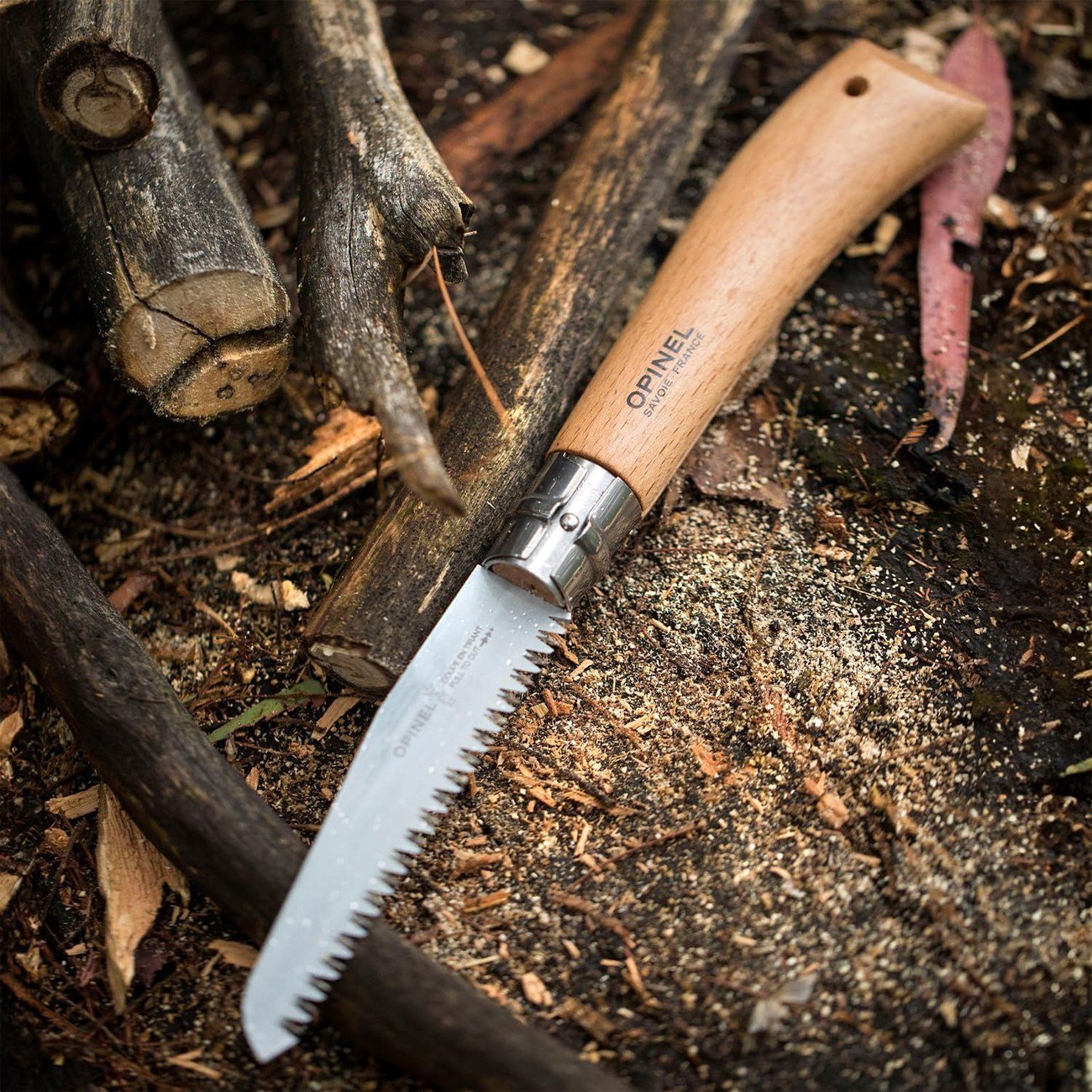 Opinel N°12 Ahşap Saplı Katlanır Çelik Testere