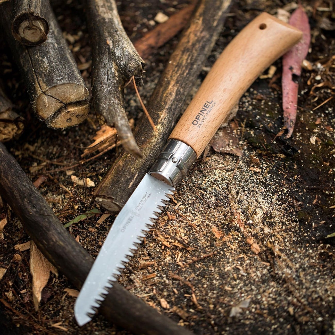 Opinel N°12 Ahşap Saplı Katlanır Çelik Testere