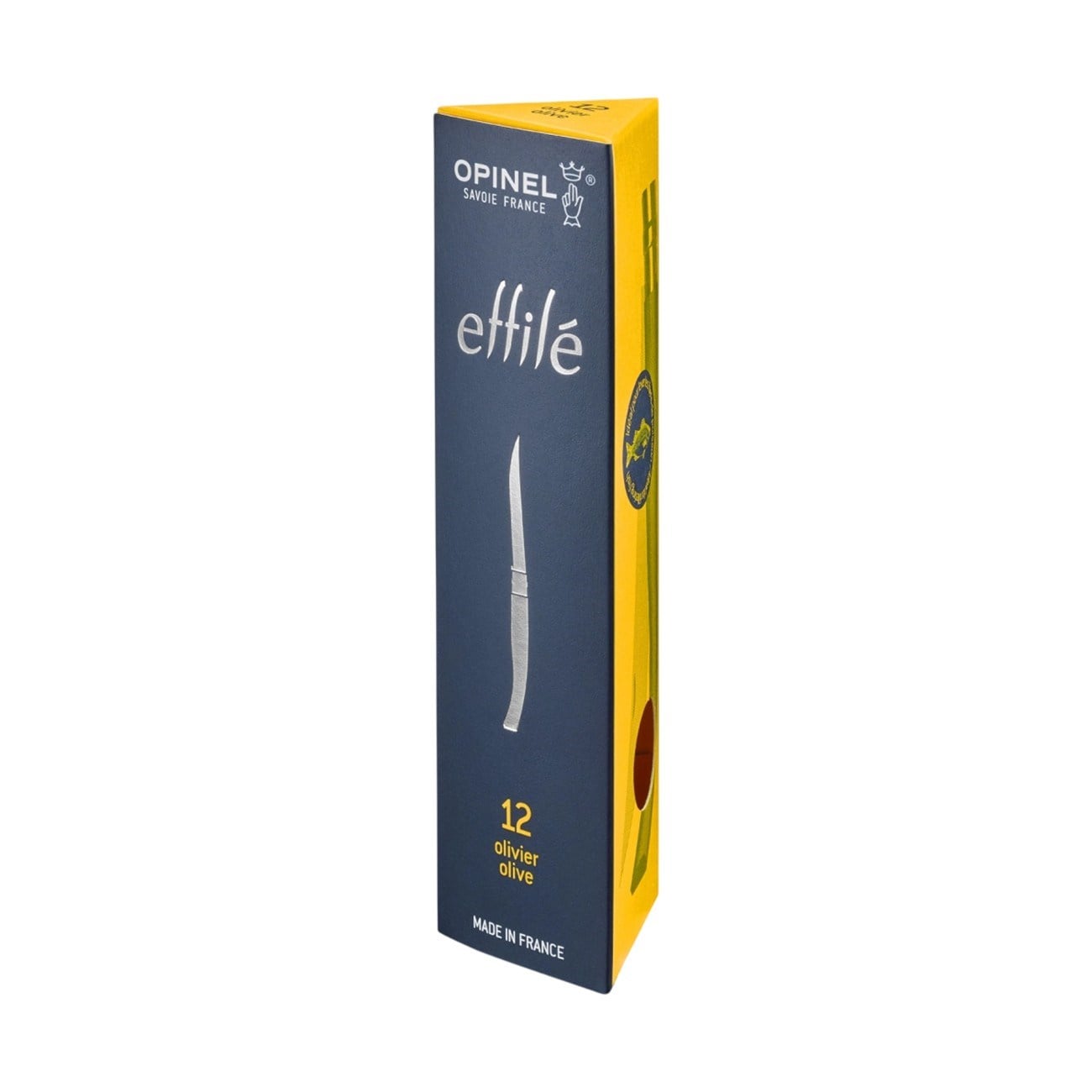 Opinel N°12 Effile Zeytin Saplı, İnce ve Keskin Çelik Çakı