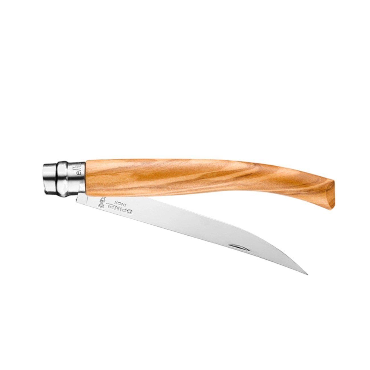 Opinel N°12 Effile Zeytin Saplı, İnce ve Keskin Çelik Çakı