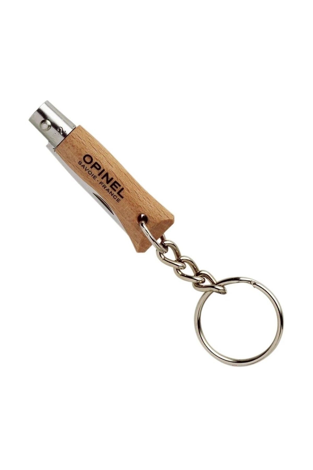 Opinel N°2 Kayın Saplı Inox/Çelik Anahtarlık Çakı