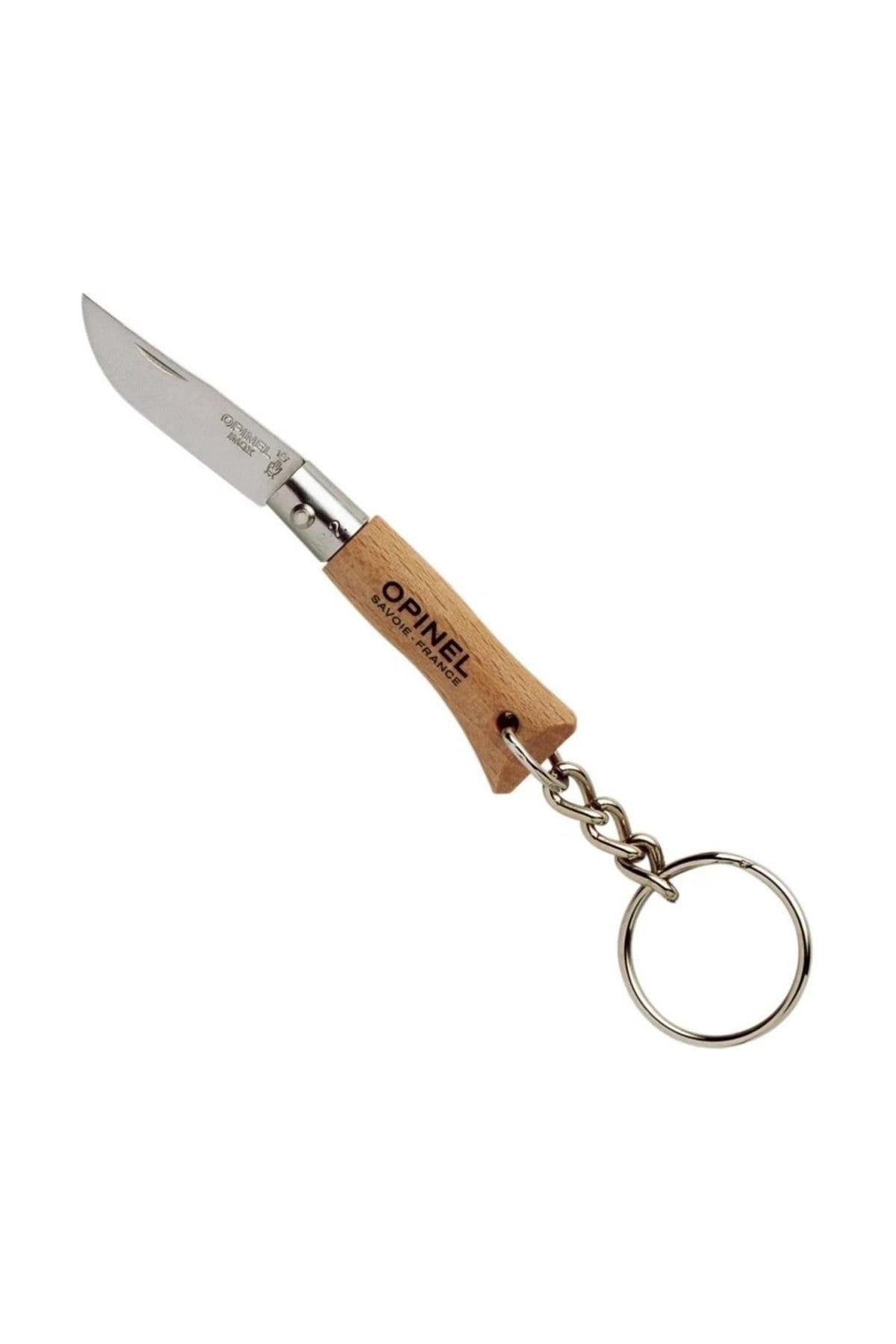Opinel N°2 Kayın Saplı Inox/Çelik Anahtarlık Çakı