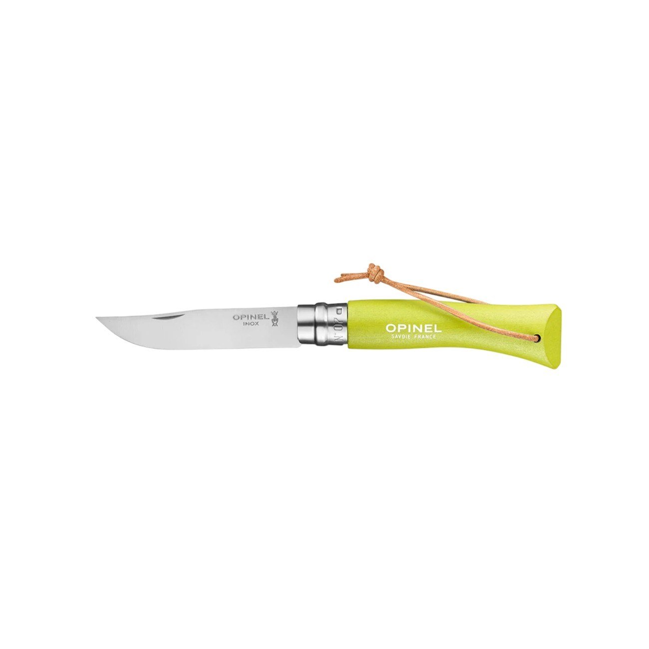Opinel N°7 Gürgen Saplı Trekking Inox/Çelik Çakı Açık Yeşil