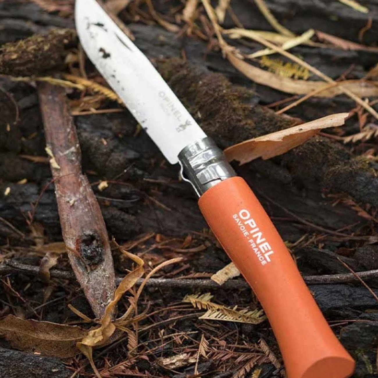 Opinel N°7 Gürgen Saplı Trekking Inox/Çelik Çakı Turuncu