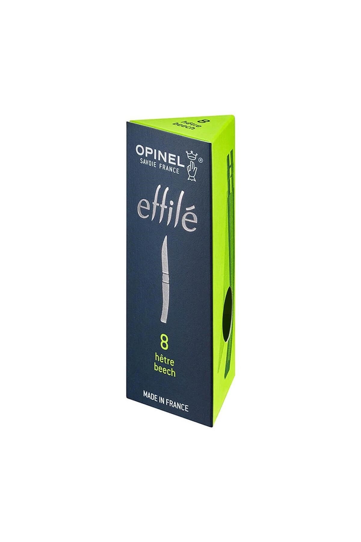 Opinel N°8 Effile Hetre 2023 – Kayın Saplı, İnce ve Keskin Çelik Çakı