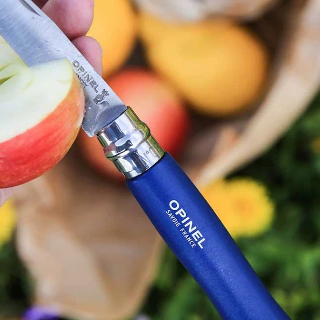 Opinel N°8 Gürgen Saplı Trekking Inox/Çelik Çakı Koyu Mavi