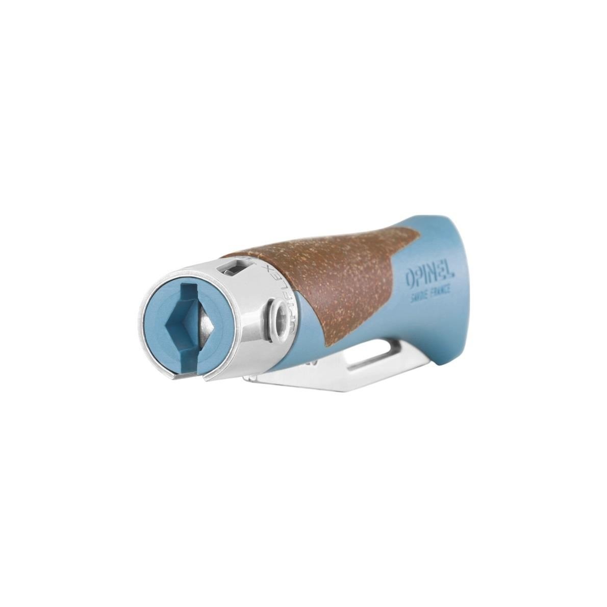 Opinel Neo7 Alpine Buzul Mavisi Saplı Tırtıklı Paslanmaz Çelik Çakı