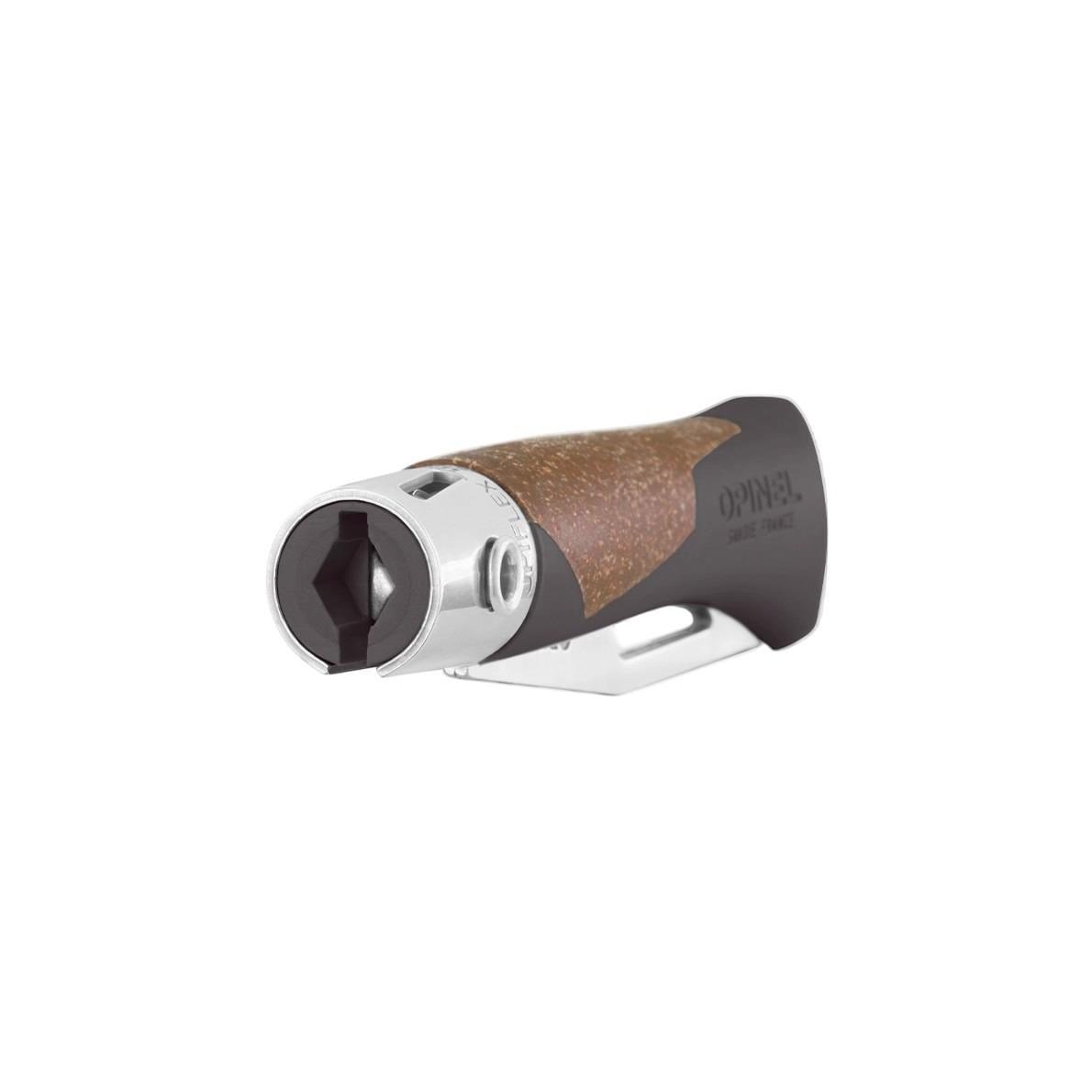 Opinel Neo7 Alpine Kahverengi Siyah Saplı Tırtıklı Paslanmaz Çelik Çakı