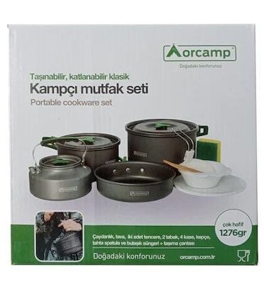 Orcamp Kamp Tencere 4 lü Set