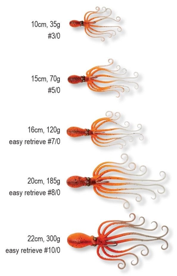 Savage gear Octobus 300g 22cm Sahte Balık