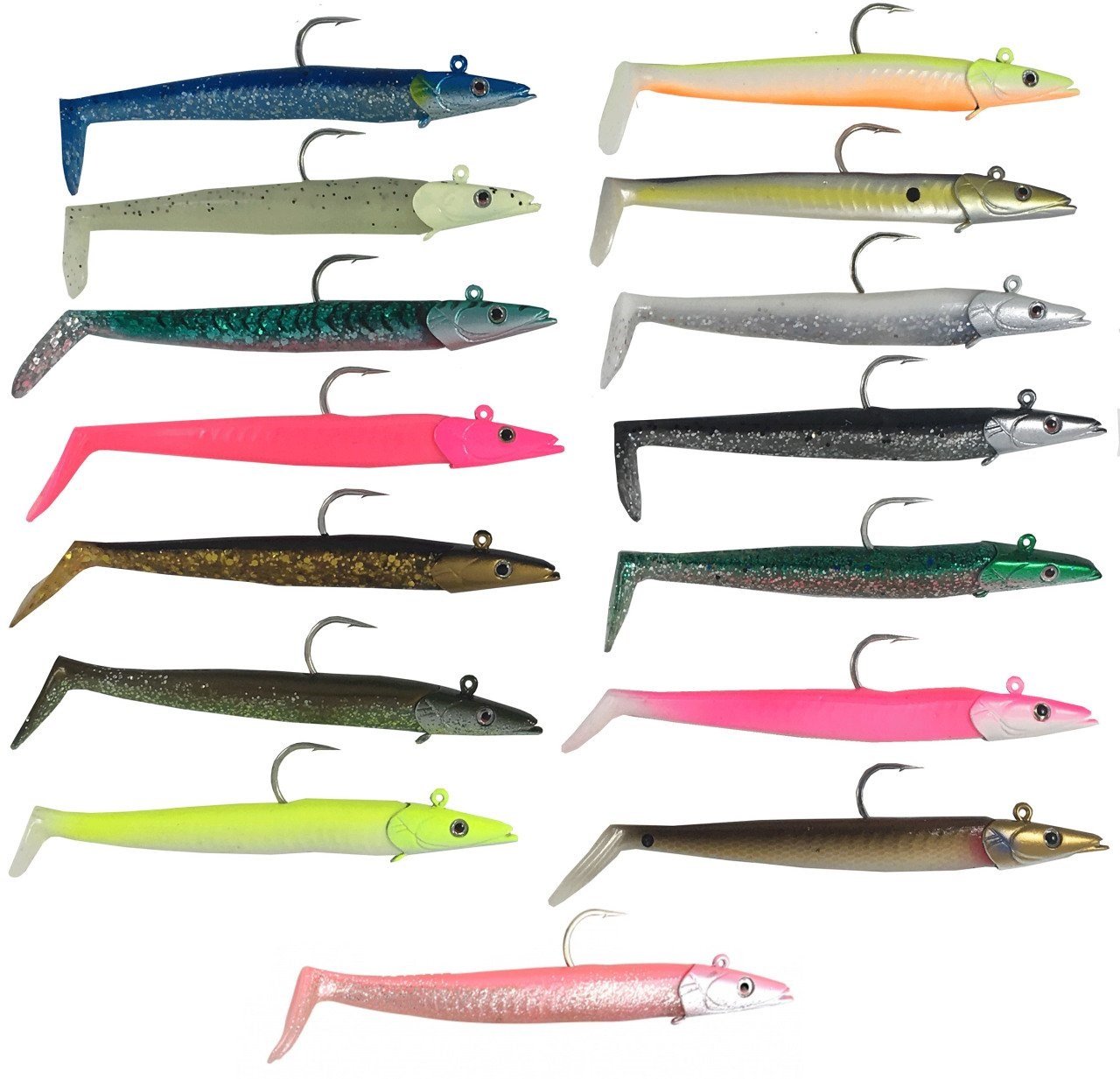 Savage gear Sandeel 12.5 cm 23 gr 2+1 Adet Sahte Balık