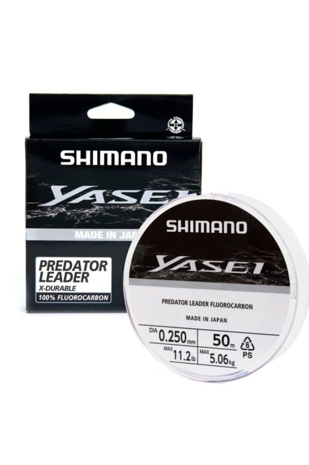 Shimano Misina Yasei Fluoro Leader 50m 0.28mm 6.32kg Grey