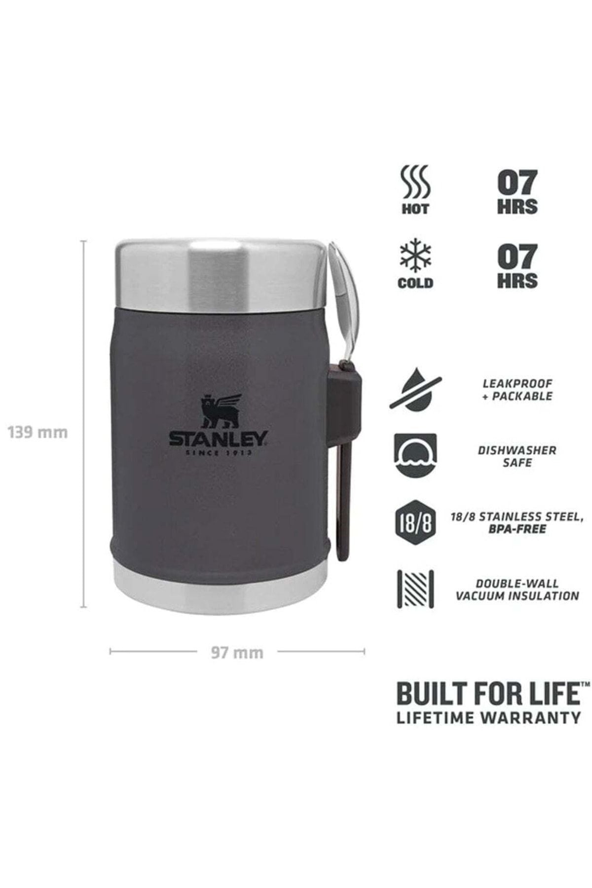 Stanley Klasik Paslanmaz Çelik Yemek Termosu Kaşıklı 0,40 Lt
