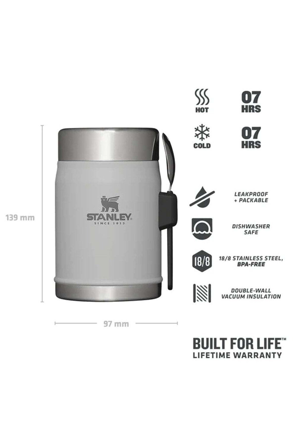 Stanley Klasik Paslanmaz Çelik Yemek Termosu Kaşıklı 0,40 Lt