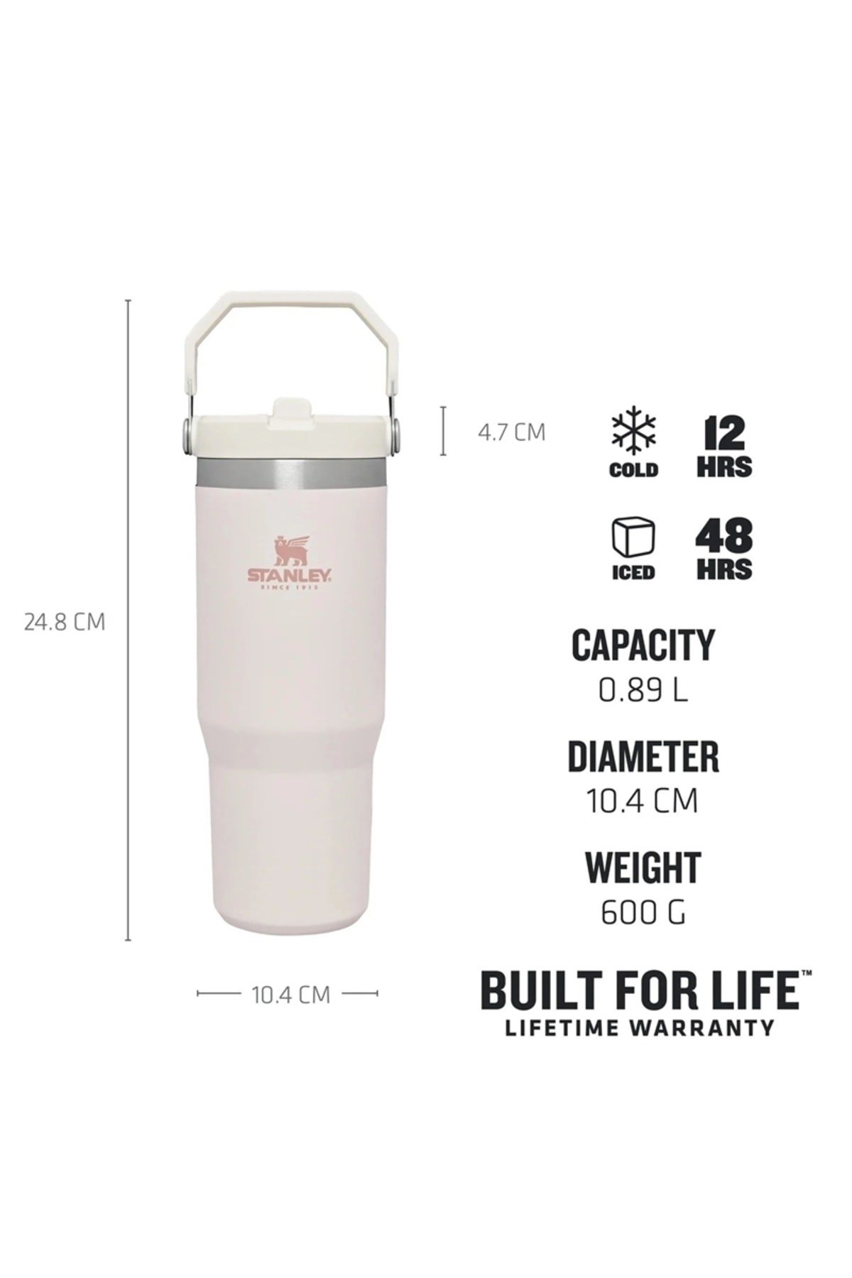 Stanley The IceFlow Flip Straw Pipetli Termos Bardak 0,89 LT