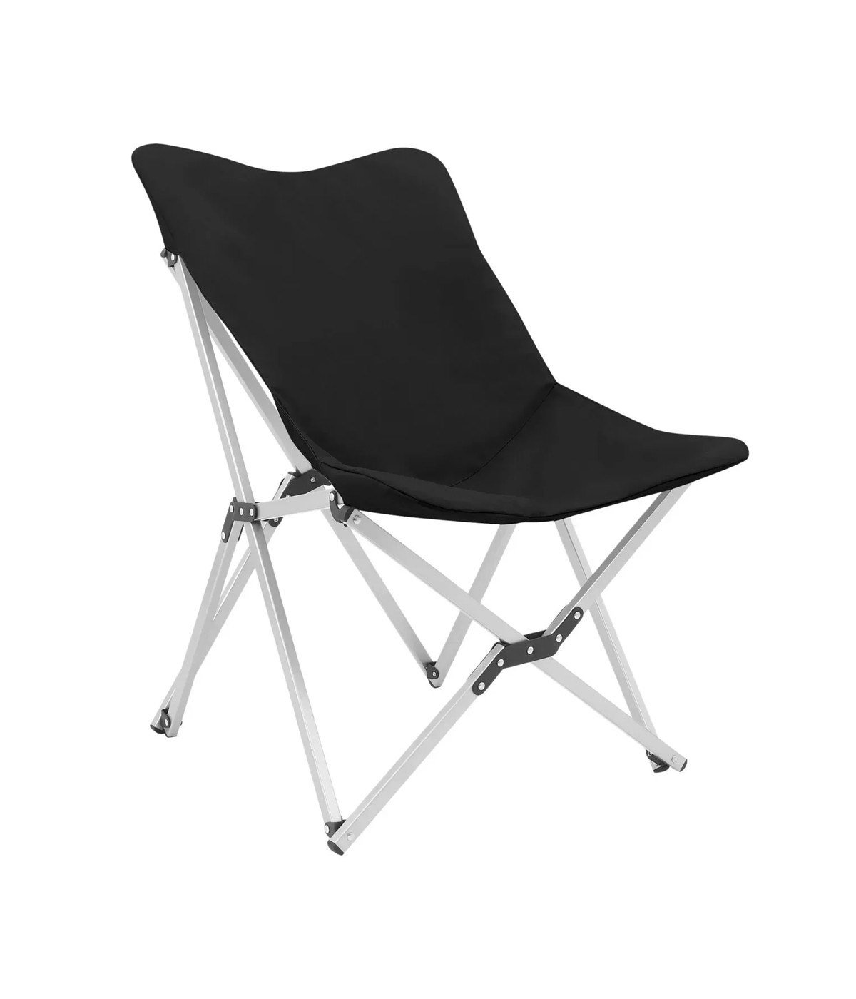 Yek Outdoor 4 Kişilik Alüminyum Kamp Masa Sandalye Seti - Siyah