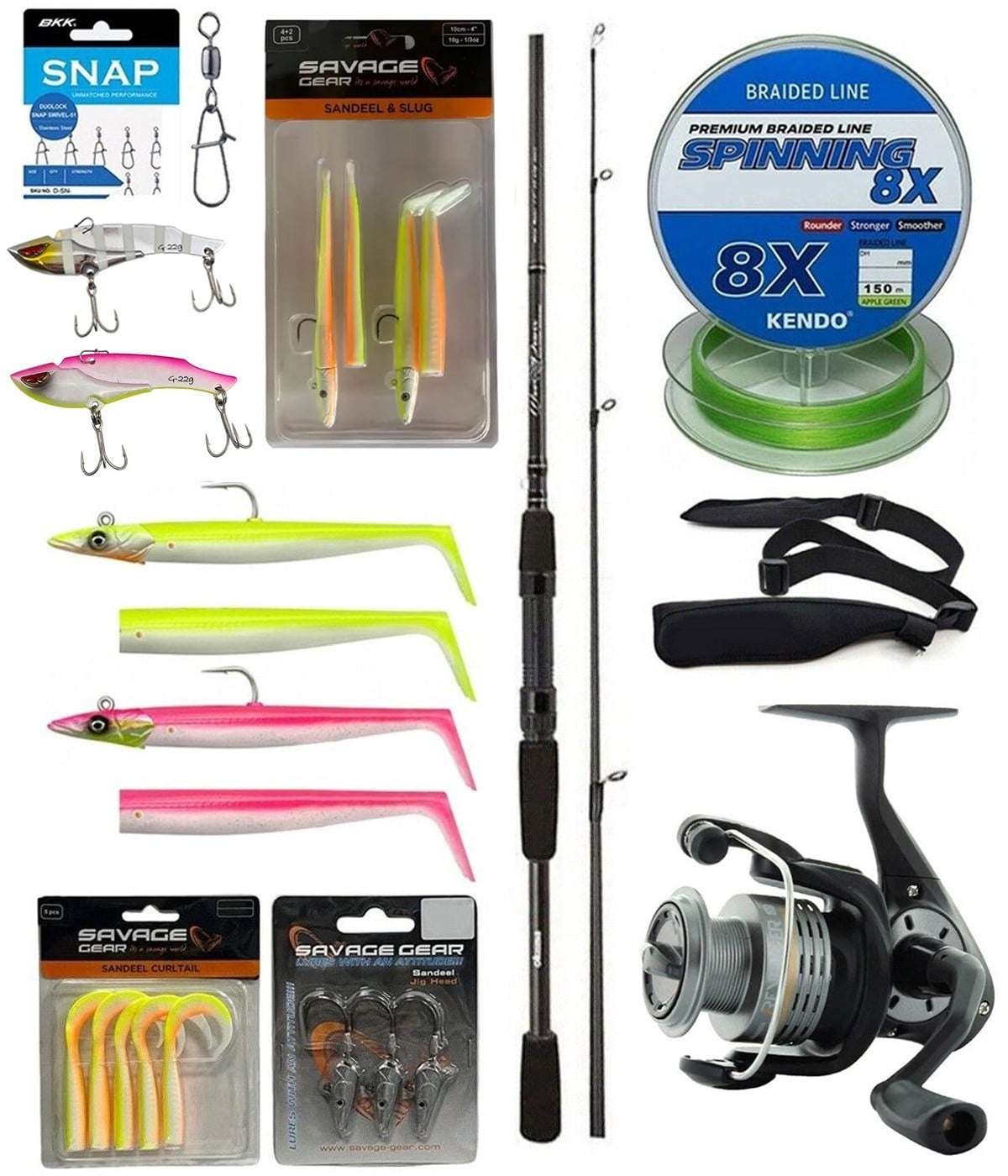 Yek Outdoor Levrek & Çipura Spin Olta Seti Okuma Wave Power 2.44 cm 15-40 gr 2 Parça Spin Kamışı&Okuma Revenger RV-40 FD Olta Makinesi