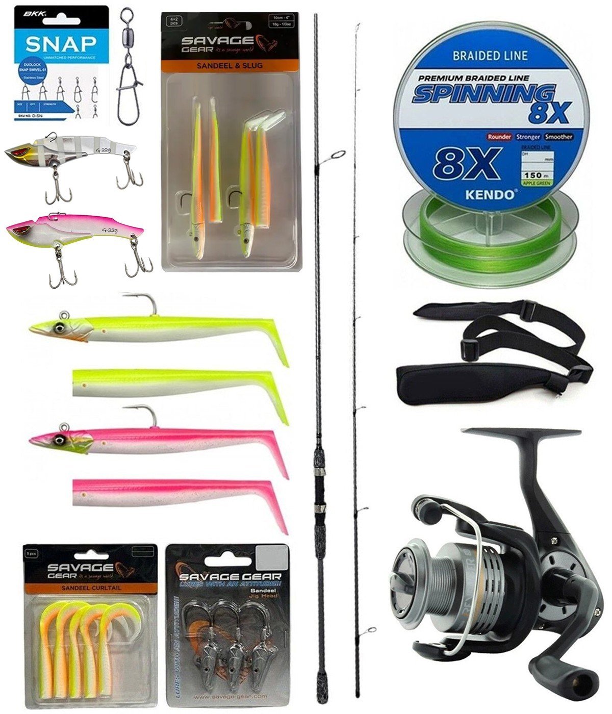 Yek Outdoor Levrek & Çipura Spin Olta Seti Okuma Wave Up Spin 198cm 7-21gr 2 Parça Olta Kamışı&Okuma Revenger RV-40 FD Olta Makinesi