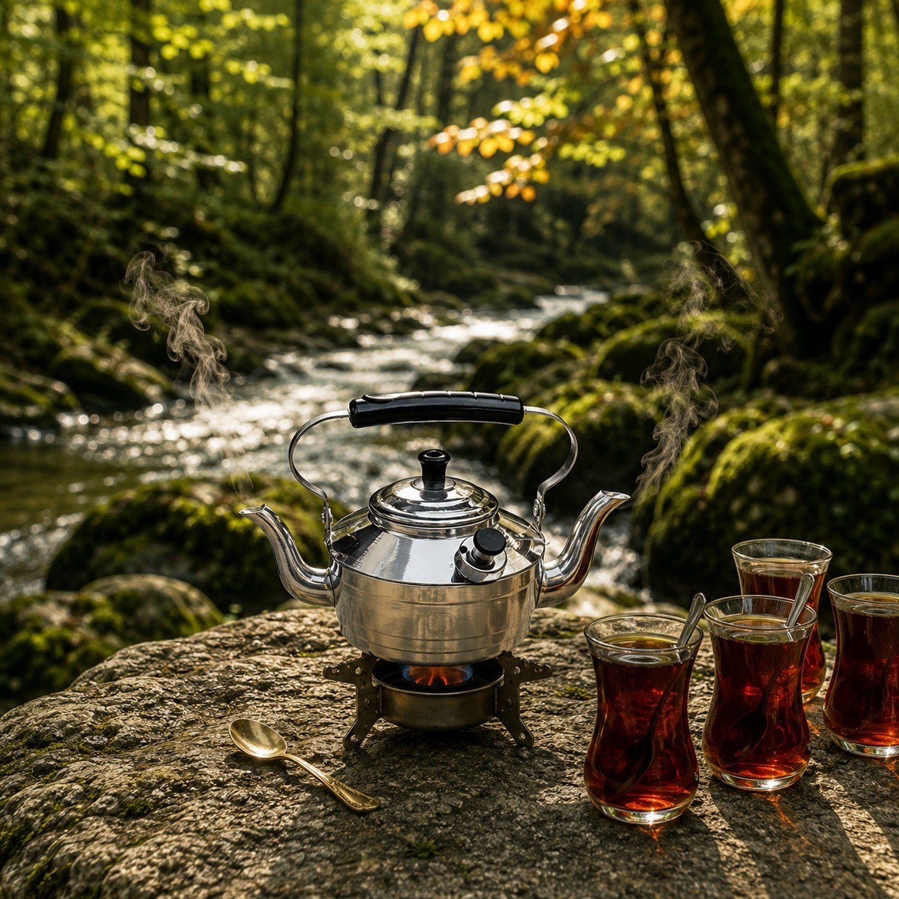 Yek Outdoor N°16 Çift İbrikli Alüminyum Çaydanlık 1,5 Litre